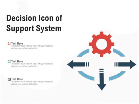 Decision Icon Of Support System Presentation Powerpoint Diagrams