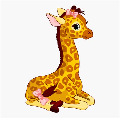 Baby Giraffe Stickers Cartoon Baby Giraffe Free Transparent Clipart