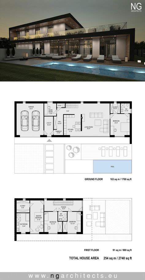 Modern Minimalist House Plan 000 007 Ank Studio Ank Studio 424