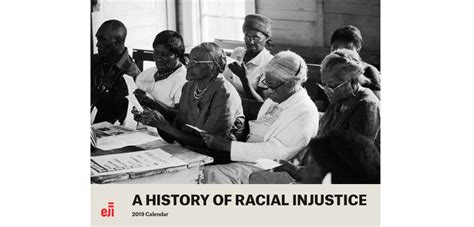Eji Releases 2019 History Of Racial Injustice Calendar