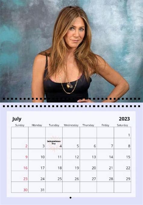 Jennifer Aniston 2023 Wall Calendar Etsy