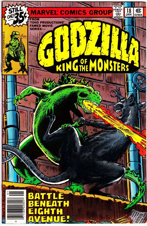 Godzilla 18 January 1979 Marvel Comics Grade Vf Etsy Marvel Comics