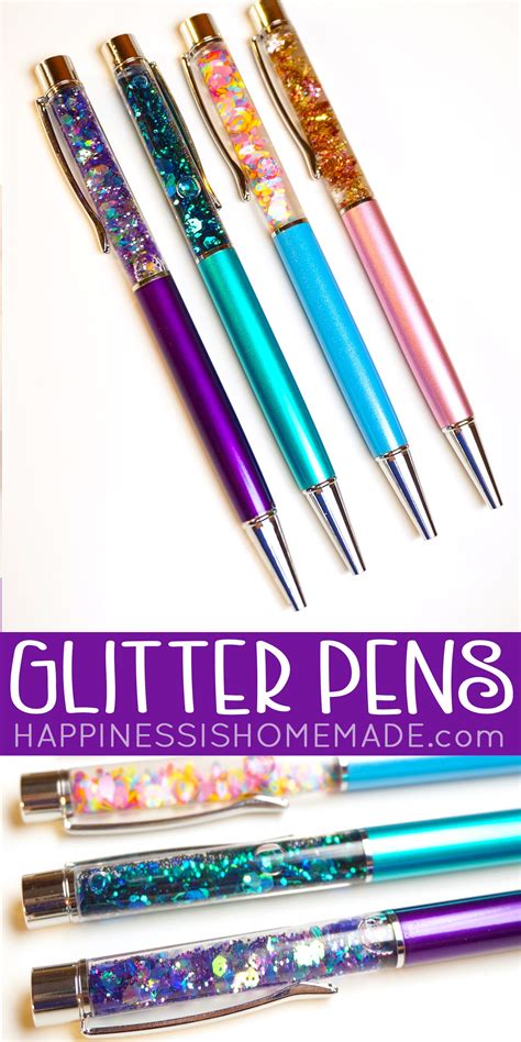 Easy Diy Glitter Pens Happiness Is Homemade