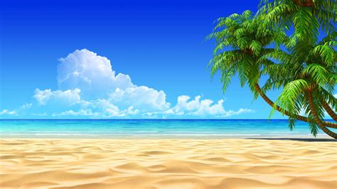 Download 4k Beach With Pure Sand Wallpaper