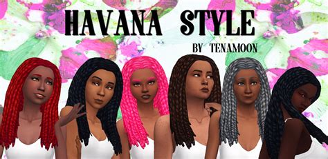 Maxis Match Cc — Teanmoon Havana Style Hair By Teanmoon