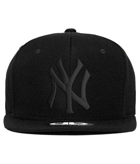 Solid Black Hip Hop Caps For Boys Buy Online At Low Price In India