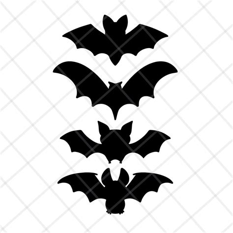 Halloween Bats Svg File Weekend Craft