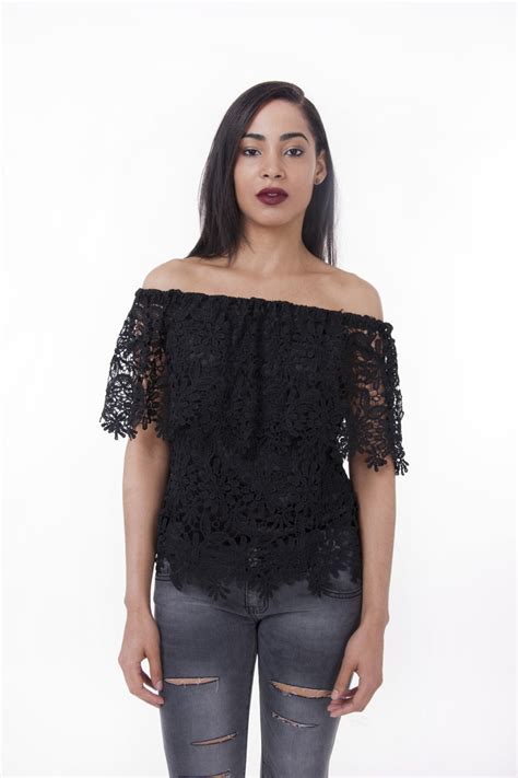 Check spelling or type a new query. Stylish Lace Off The Shoulder Top- Shop H&S Off The ...