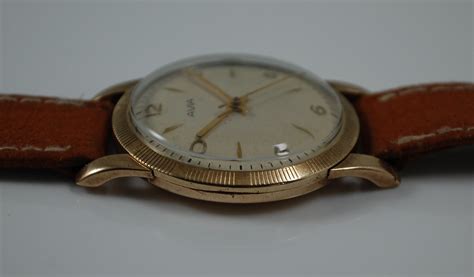 1958 Avia 9k Gold Watch Birth Year Watches