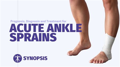 Prognosis Diagnosis And Treatment For Acute Ankle Sprains Synopsis
