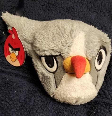 Angry Birds Plush Ab Silver Inches Small Limited Edition Logonet Tagged Ebay