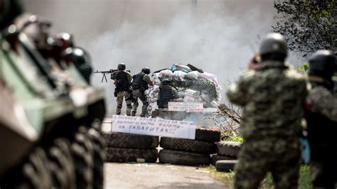 VIDEO Ukraine situation confuse après l offensive de l armée sur les rebelles à Sloviansk