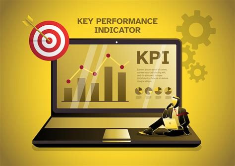 Premium Vector Key Performance Indicator Vector Illustration