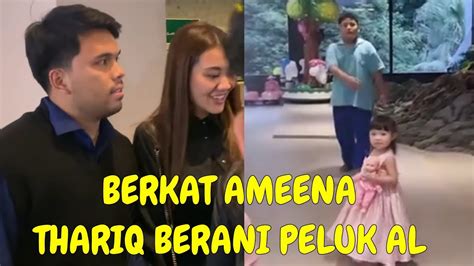 Detik Ameena Azura Jerit Thariq Peluk Aliyah Depan Umi Abi Youtube