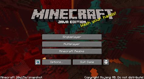 The New Nether Update Title Screen Looks Sexy Rminecraft