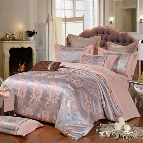 Buy a suitable and comfortable satin bedding sets with unexpected low prices. 100% Satin Silk Embroidery Jacquard Bedding Set comforter ...
