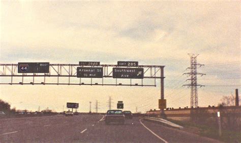 Interstate 44 West At Exit 285 Southwest Ave Exit 1990 Photograph By