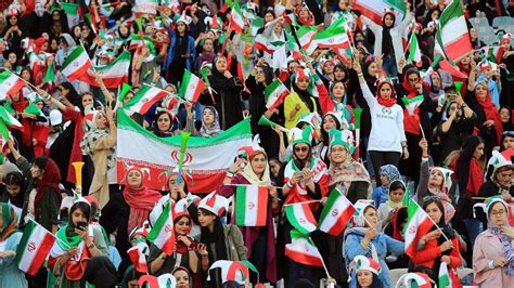 Photos Iranian Women At Fifa Football Match After Long Ban Lifted — Quartz