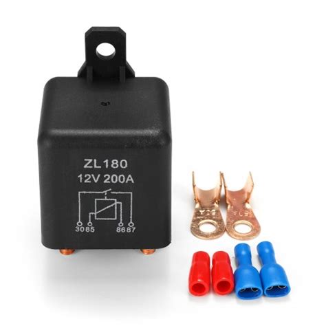 12v 200a Heavy Duty Split Charge Starter Relay Car Truck Boat Van With
