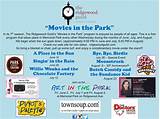 Images of Movies In The Park Schedule