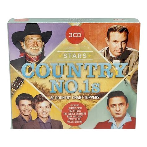 Stars Of Country No 1s 60 Country Chart Toppers 3 Cd Box Ny Tigris