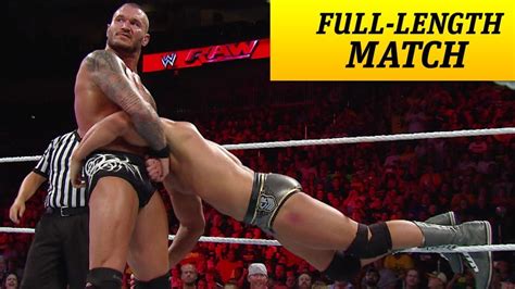 Cody Rhodes Vs Randy Orton Raw Full Match Youtube