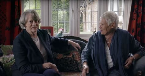 maggie smith and judi dench s tea with the dames trailer is filled with gossip and giggles