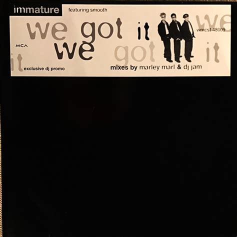 Immature Featuring Smooth We Got It 1996 Vinyl Discogs