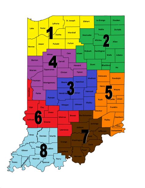 Membership Districts Indiana Commercial Board Of Realtors