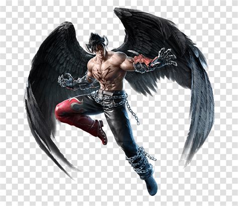 Devil Jin Kazama Jin Kazama Tekken Person Human Angel Transparent Png Pngset Com