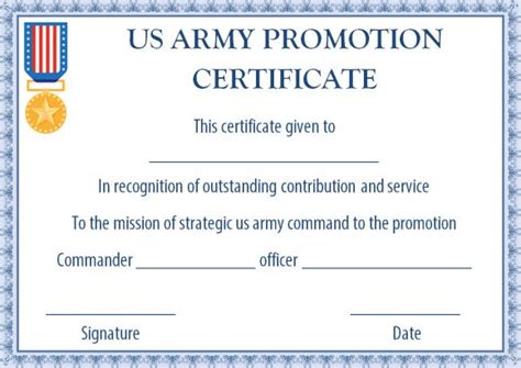 Promotion Certificate Template 20 Free Templates For Students