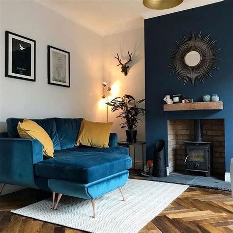 Vintage Blue Living Room Design Ideas You Must Have Glam Living Room
