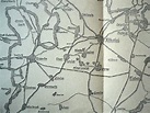 1944 mapa Kreis Pless Oberschlesien Kattowitz Auschwitz Sohrau Tichau ...