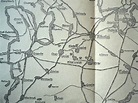 1944 mapa Kreis Pless Ober Schlesien Kattowitz Auschwitz Sohrau Tichau ...