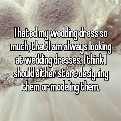 I Hate My Wedding Dress