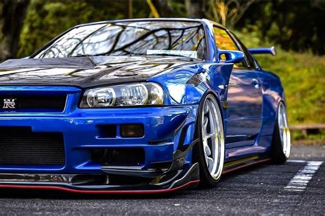 Nissan Skyline R34 Gt R Stanced Stance Nissan Gtr Skyline Nissan