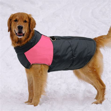 Waterproof Big Dog Clothes Winter Jumper Large Dog Coat Jacket L 2xl