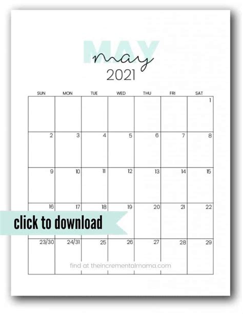 All the cute march 2021 calendars can be printed in the corresponding size by following the basic process of printing. Cute 2021 Printable Calendar (12 Free Printables)