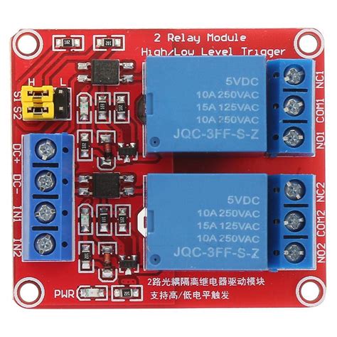 Trigger Module 5v12v 2 Channel Relay Module With Optocoupler