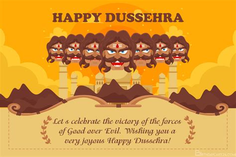 Make Dussehra Greeting Cards With Names And Wishes