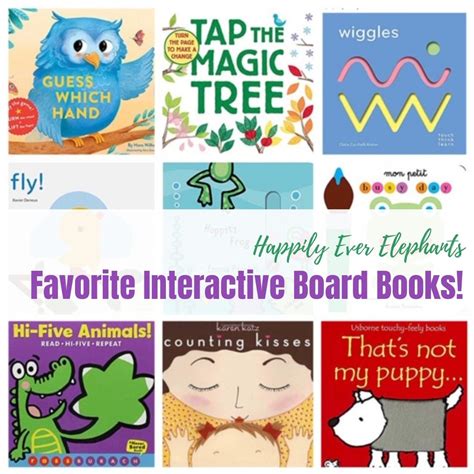 Interactive Board Books Including The Best Interactive Books For