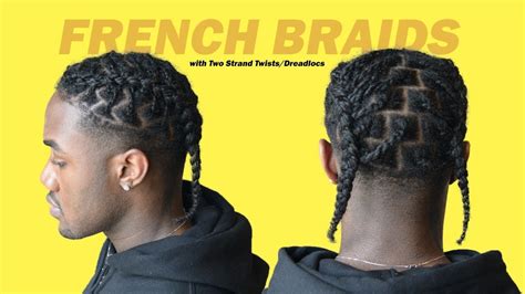 Two Braids Hairstyles Black Men