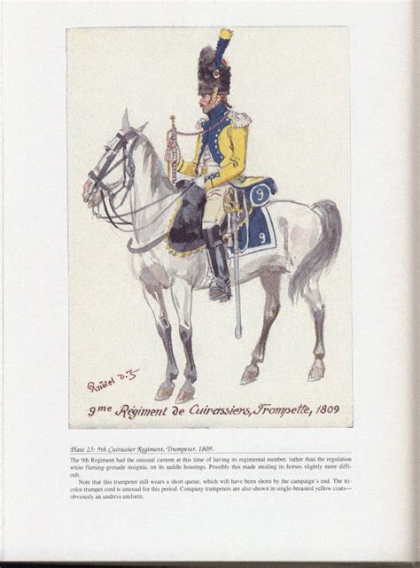 Heavy Cavalry Plate 23 9th Cuirassier Regiment Trumpeter 1809