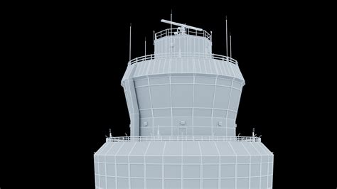 Atlanta Air Control Tower 3d Turbosquid 1451973