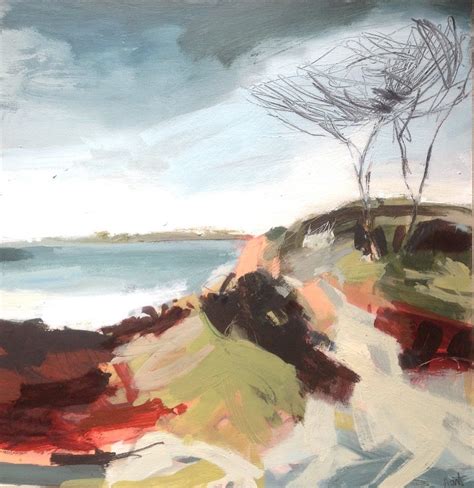 Maxine Hart Walk To The Helford Abstract Art Landscape Abstract