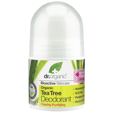 Dr Organic Tea Tree Deodorant 50ml Price Uses Side Effects