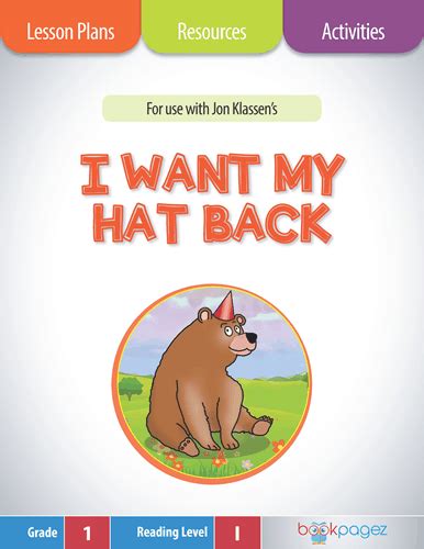 I Want My Hat Back Lesson Plans Activities And Worksheets