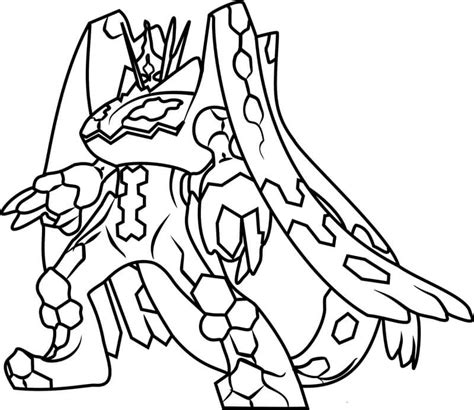 Full Form Of Zygarde Coloring Page Download Print Or Color Online