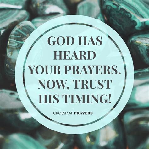 God Has Heard Your Prayers Clife Prayer