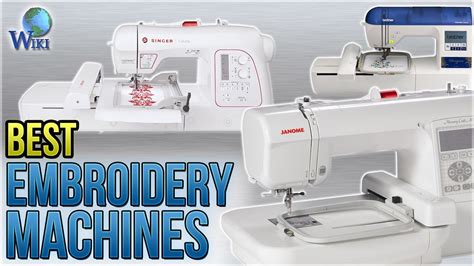 This isn't to say that getting a good embroidery machine isn't important because of course it is, however most well known commercial & home embroidery. 9 Best Embroidery Machines 2018 - YouTube